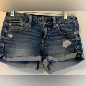 American eagle Stylish Blue Denim Women's Shorts